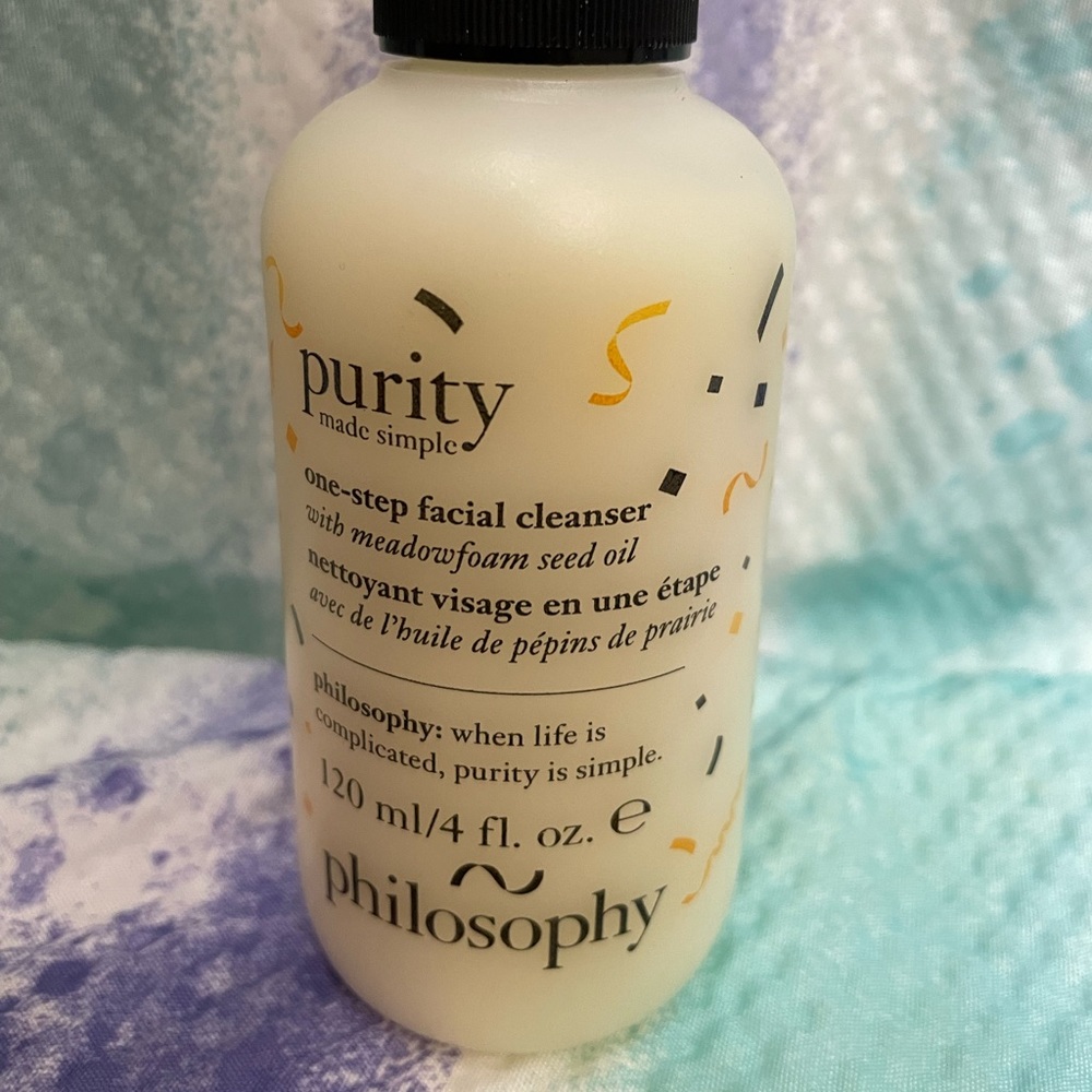 Purity made simple facial cleanser
